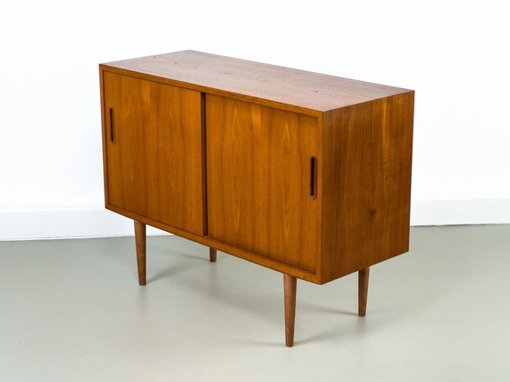 Image 1 of Deens teakhouten dressoir van Carlo Jensen voor Hundevad & Co, 1960S