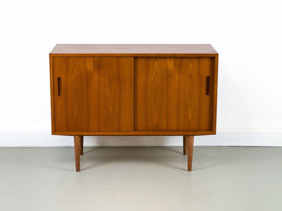 Image 1 of Deens teakhouten dressoir van Carlo Jensen voor Hundevad & Co, 1960S