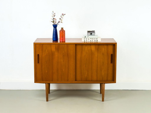 Deens teakhouten dressoir van Carlo Jensen voor Hundevad & Co, 1960S