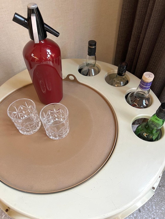 Image 1 of Curver Rotobar Space Age Minibar Serveerwagen Jaren 60