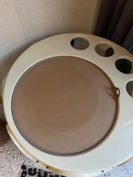 Image 1 of Curver Rotobar Space Age Minibar Serveerwagen Jaren 60