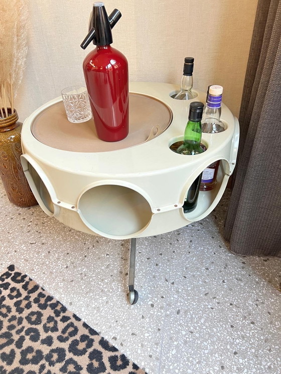 Image 1 of Curver Rotobar Space Age Minibar Serveerwagen Jaren 60