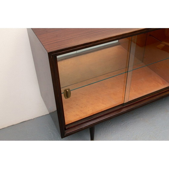 Image 1 of Vintage mahonie en licht esdoorn dressoir, 1950