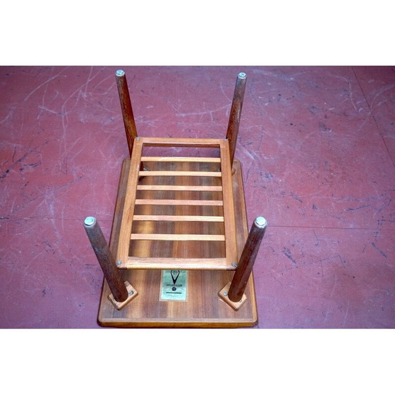 Image 1 of Vintage teakhouten salontafel van Holger Georg Jensen voor Cubus, Denemarken 1960