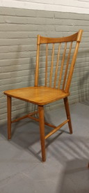 5x Vintage Zweedse eetkamerstoelen