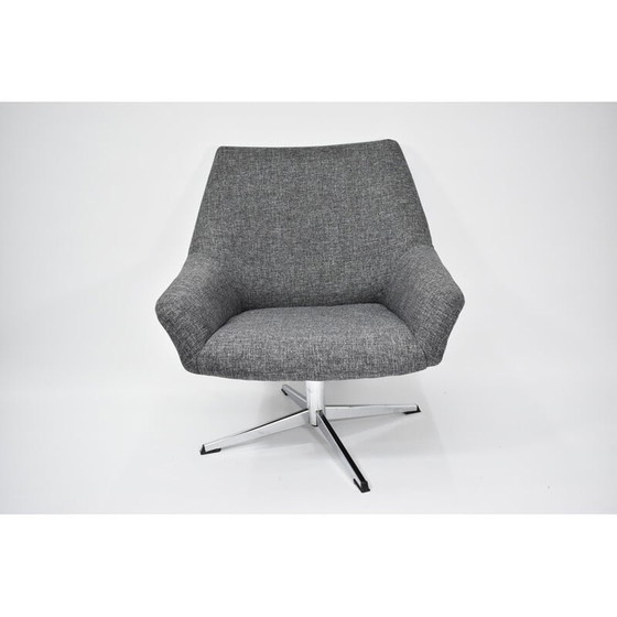 Image 1 of Vintage grijze fauteuil, jaren 1960