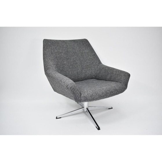 Image 1 of Vintage grijze fauteuil, jaren 1960