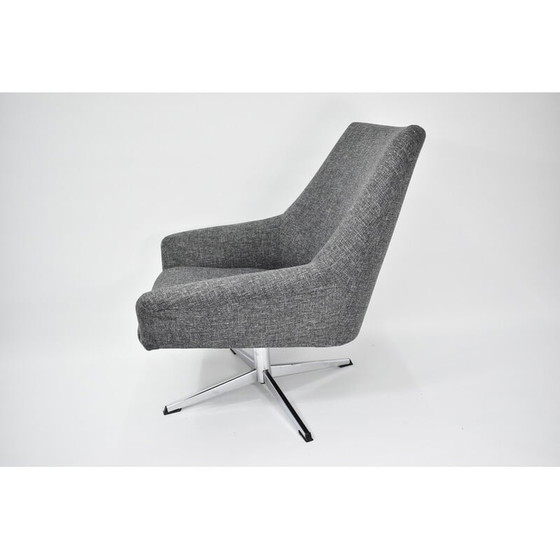 Image 1 of Vintage grijze fauteuil, jaren 1960