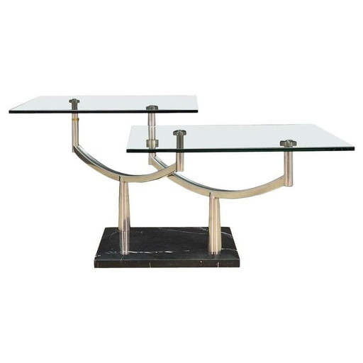 Metalen salontafel, Deens ontwerp, 1990S, Productie: Denemarken