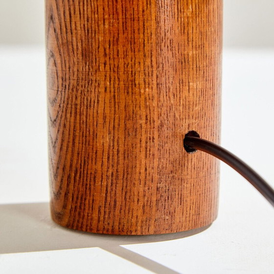 Image 1 of Vintage Tiny tafellamp met raffia kap