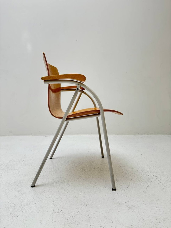 Image 1 of Set van 4 Thonet S 570 stapelbare stoelen