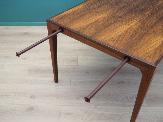 Image 1 of Rozenhouten tafel, Deens ontwerp, 1960S, Ontwerper: Poul Hundevad & Kai Winding, Fabrikant: Hundevad & Co