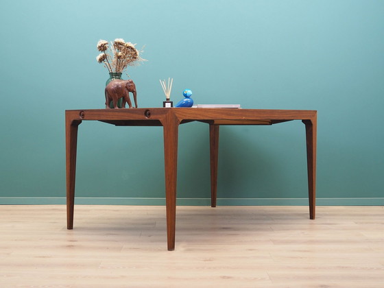 Image 1 of Rozenhouten tafel, Deens ontwerp, 1960S, Ontwerper: Poul Hundevad & Kai Winding, Fabrikant: Hundevad & Co