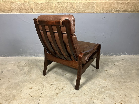 Image 1 of Deens Design relax fauteuil leder