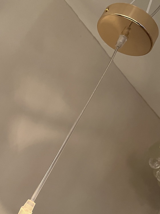 Image 1 of Vintage Capiz Schelpen Hanglamp Opaline Parelmoer 