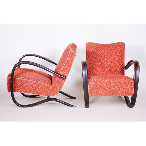 Image 1 of Paar Art Deco vintage fauteuils van Halabala voor Up Závody, jaren 1930