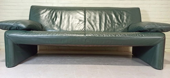 Image 1 of Jori Linea Groen Leren Sofa