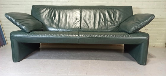 Image 1 of Jori Linea Groen Leren Sofa