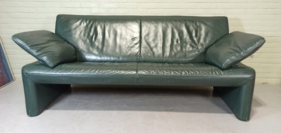 Image 1 of Jori Linea Groen Leren Sofa