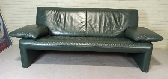 Image 1 of Jori Linea Groen Leren Sofa