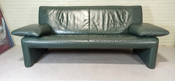 Image 1 of Jori Linea Groen Leren Sofa