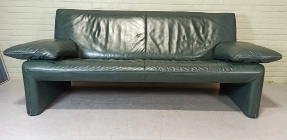 Image 1 of Jori Linea Groen Leren Sofa