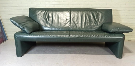 Image 1 of Jori Linea Groen Leren Sofa