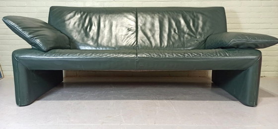 Image 1 of Jori Linea Groen Leren Sofa