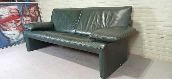 Image 1 of Jori Linea Groen Leren Sofa