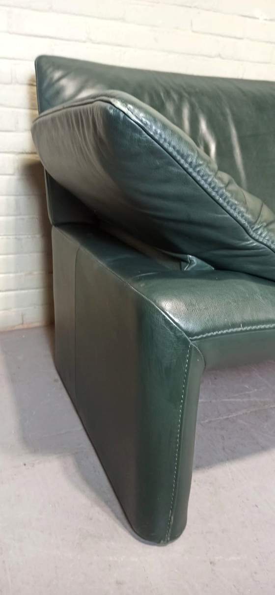 Image 1 of Jori Linea Groen Leren Sofa