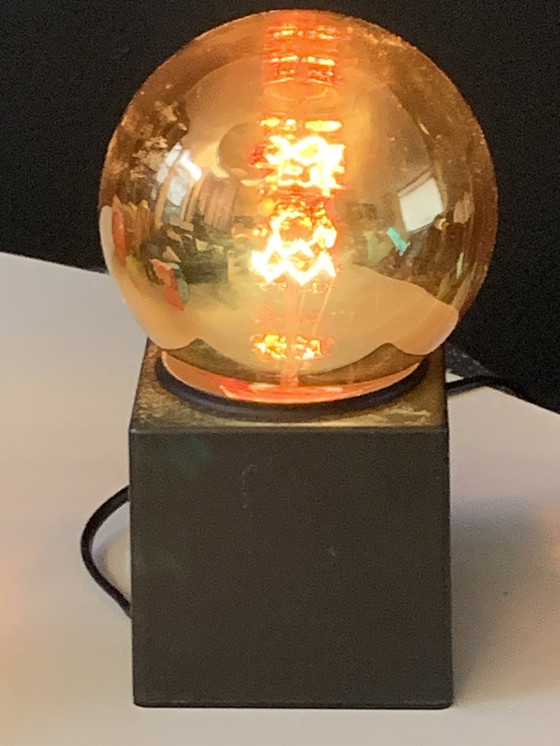 Image 1 of Philips Vintage Spiegel Bollamp Goud