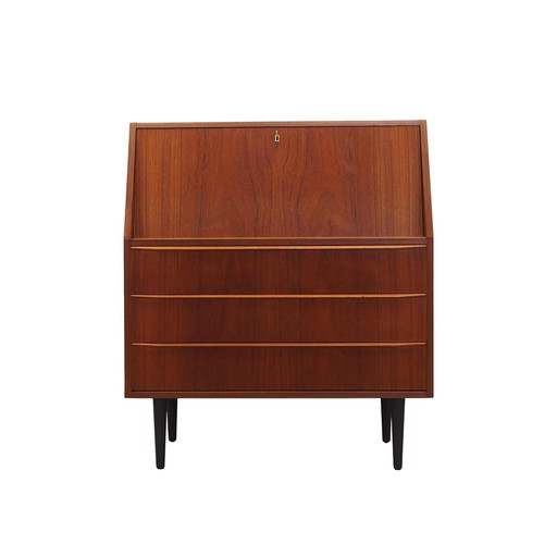 Teakhouten secretaire, Deens ontwerp, 1970S, Productie: Denemarken