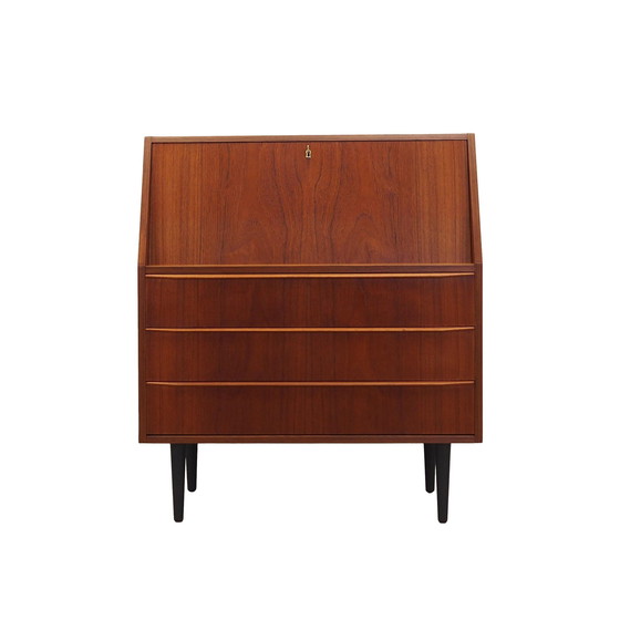 Image 1 of Teakhouten secretaire, Deens ontwerp, 1970S, Productie: Denemarken