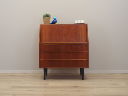 Teakhouten secretaire, Deens ontwerp, 1970S, Productie: Denemarken