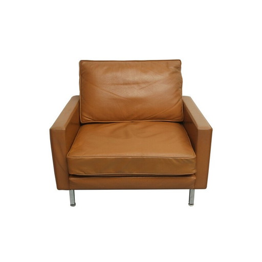 Vintage leren fauteuil van George Nelson voor Herman Miller, jaren 1960
