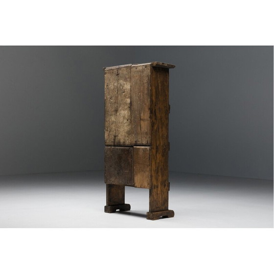 Image 1 of Vintage rustiek Bretons highboard van Haut Savoie