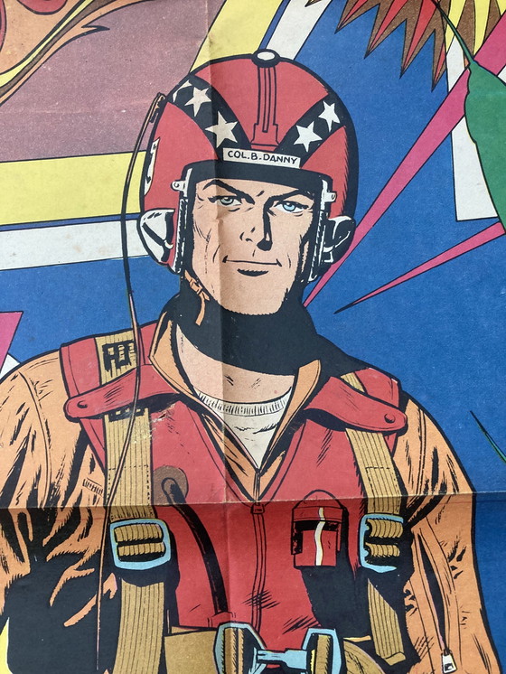 Image 1 of Vintage poster, Buck Danny 1968