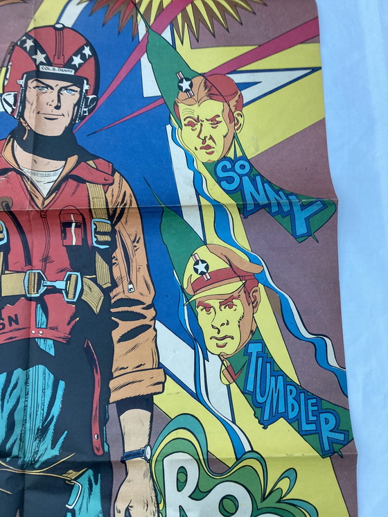 Image 1 of Vintage poster, Buck Danny 1968