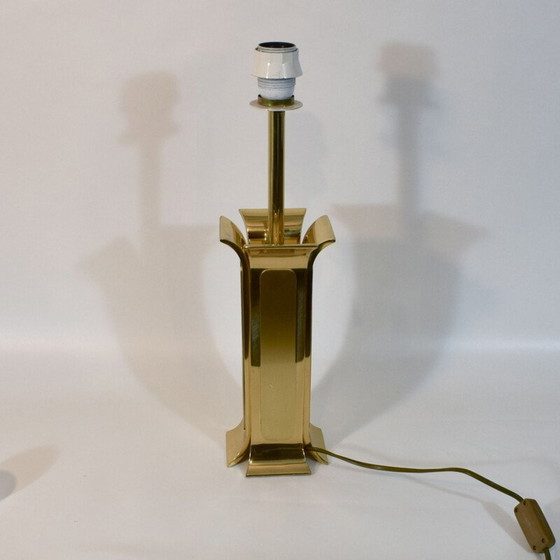 Image 1 of Vintage massief messing lamp 1970