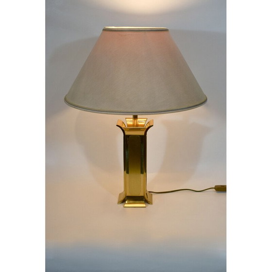 Image 1 of Vintage massief messing lamp 1970