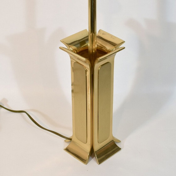 Image 1 of Vintage massief messing lamp 1970