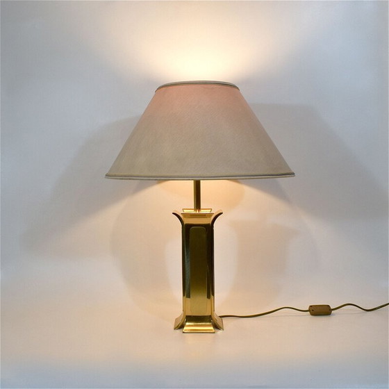 Image 1 of Vintage massief messing lamp 1970