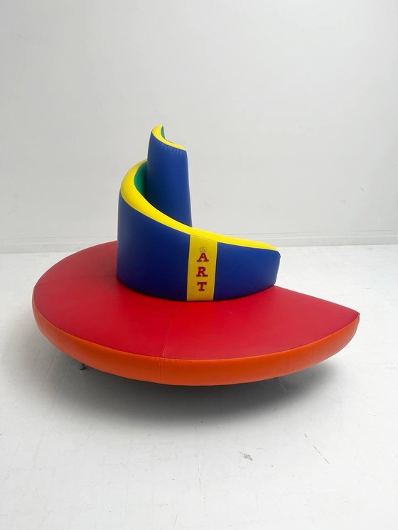 Image 1 of Tatlin bank van Mario Cananzi voor Edra in Memphis-stijl