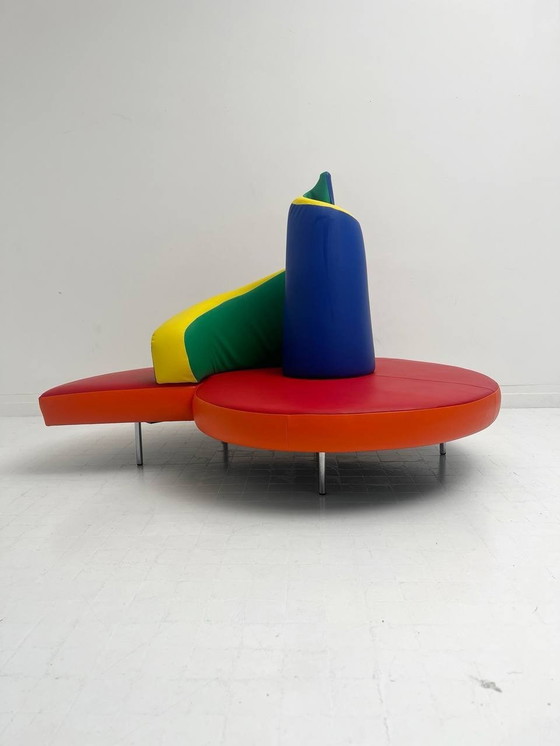 Image 1 of Tatlin bank van Mario Cananzi voor Edra in Memphis-stijl