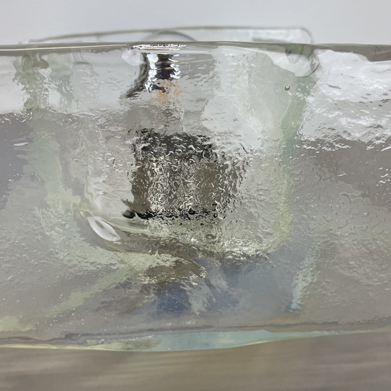 Image 1 of Grote Murano glazen plafond wandlamp van Carlo Nason voor Kalmar Lights, 1970S