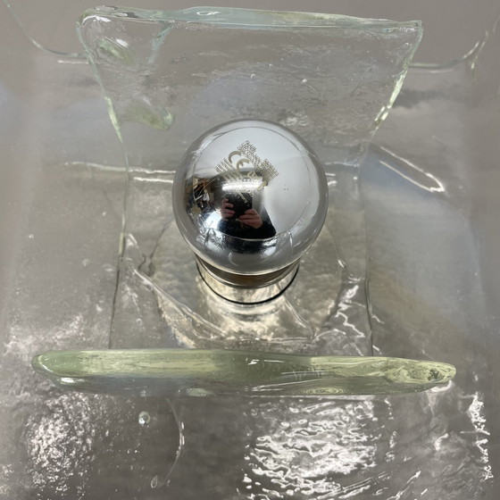 Image 1 of Grote Murano glazen plafond wandlamp van Carlo Nason voor Kalmar Lights, 1970S