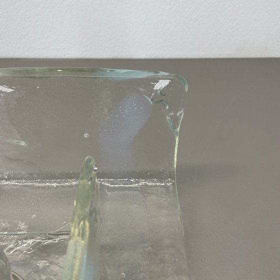 Image 1 of Grote Murano glazen plafond wandlamp van Carlo Nason voor Kalmar Lights, 1970S