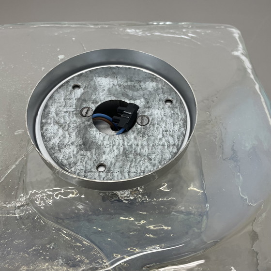 Image 1 of Grote Murano glazen plafond wandlamp van Carlo Nason voor Kalmar Lights, 1970S