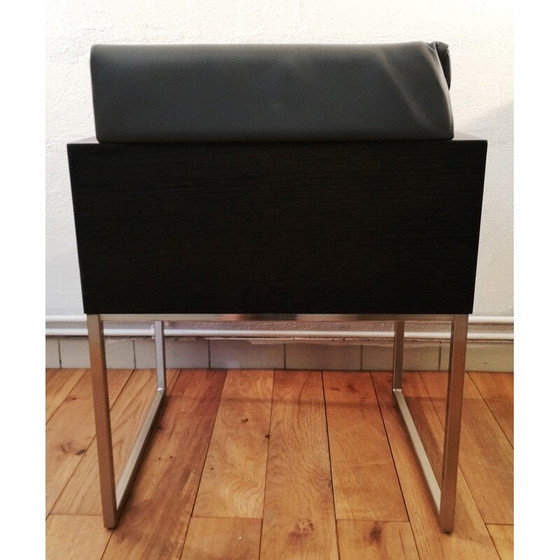 Image 1 of Vintage leren Box fauteuil van Pedrali