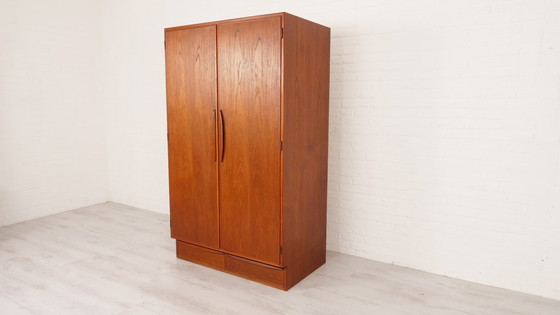 Image 1 of Vintage Kledingkast | Teak | Deens | 60 Cm Diep